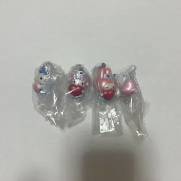 산리오 간호사 스윙 마스코트 4개 세트