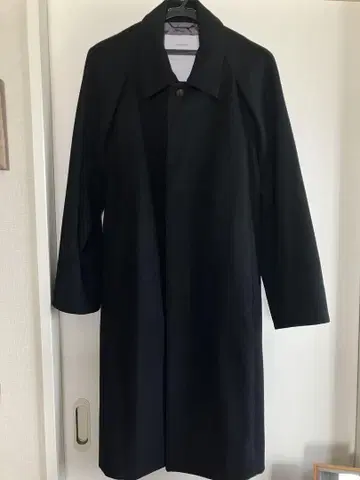 OVERCOAT 블랙 롱 코트