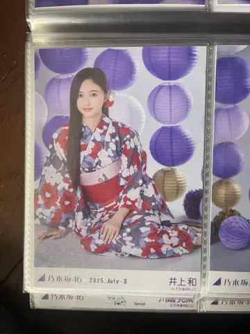 노기자카46 브로마이드 유카타 2025 유카타 이노우에 와카좌식
