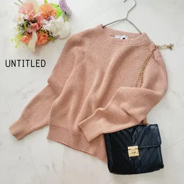 UNTITLED*울 혼방 크루넥 니트 풀오버
