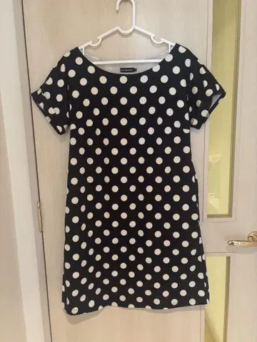 marimekko 도트 무늬 반팔 원피스