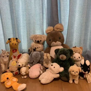 레트로 봉제 인형 묶음 판매 산애로우 삼영 길덕 히로쿤하우스 등