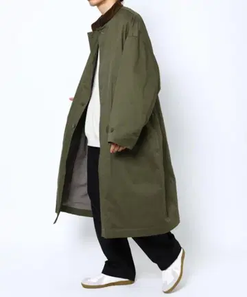 MACOBER/마코버 빅 실루엣 오버코트/코듀로이 옷깃