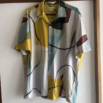 자라 ZARA 모던 디자인 프린트 반팔 셔츠 XL