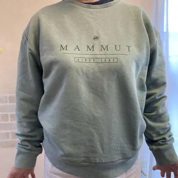MAMMUT 크루넥 맨투맨 그린