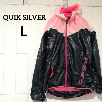 90s 퀵실버 나일론 자켓 L 네이비 핑크