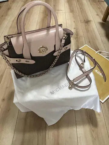 [컨디션 최상] MICHAEL KORS CARMEN 핑크/브라운