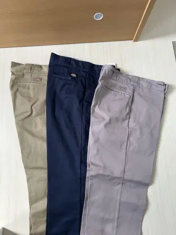 Dickies 874 오리지널 핏 치노 팬츠 3종 세트