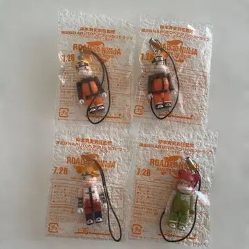 NARUTO 한정판 NARUTO 베어브릭 스트랩 4개 세트