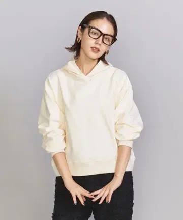 BEAUTY&YOUTH 코튼 블렌드 숏 맨투맨 후드티 새상품급