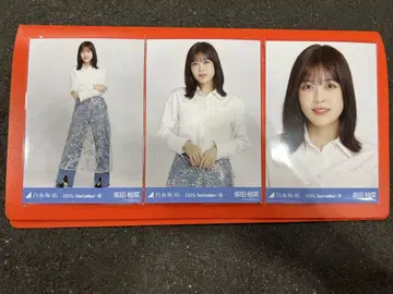 노기자카46 시바타 유나 스팽글 3종 컴프 브로마이드