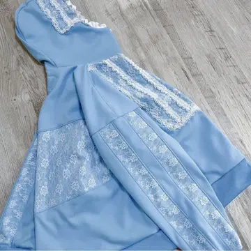 프릴 레이스 저지 후드티 [ satoi ]