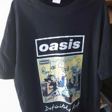 Oasis Definitely Maybe 티셔츠 미사용 새상품