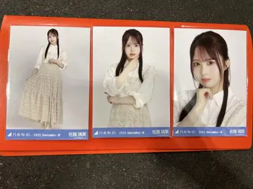 노기자카46 사토 리카 스팽글 3종 컴프 브로마이드