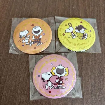 스누피 시크릿 홀로그램 캔뱃지 3개 세트