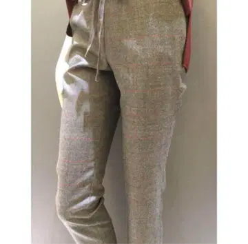 새상품급 Theory 띠어리 이지 팬츠 M 사이즈 글렌체크 울