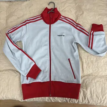 adidas 집업 자켓 L 그레이/레드