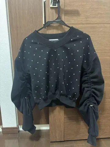 jouetie 펄 장식 트레이닝복
