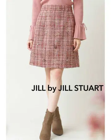JILL by JILL STUART 플로럴 온 트위드 스커트