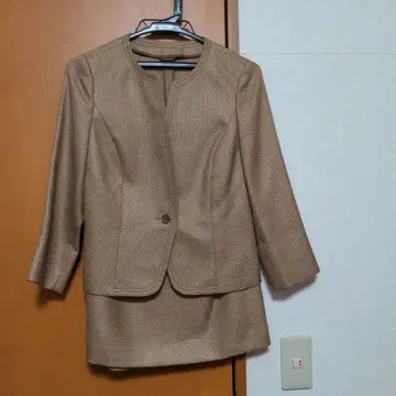 아나이 ANAYI 브라운 스커트 셋업