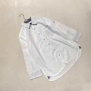 OA2783 [빔즈하트] 남성용 셔츠 [M] 화이트 더블 칼라 코튼