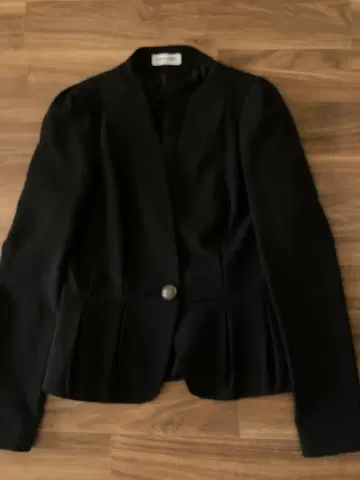 pierre cardin 새상품 블랙 노카라 자켓