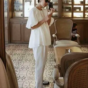 마차트 machatt 자카드 상의