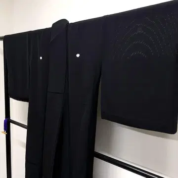 여름용 명주 오동나무 문양 다섯 문양 톨 사이즈 기모노 094tz