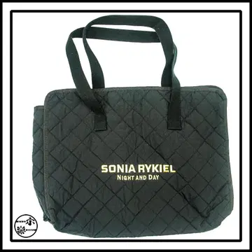 소니아 리키엘 퀼팅 토트백 Night & Day 블랙