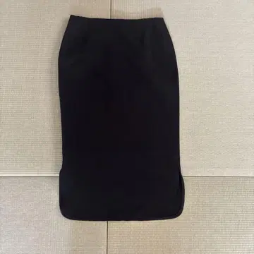 MUSE deuxieme classe 블랙 타이트 스커트 롱