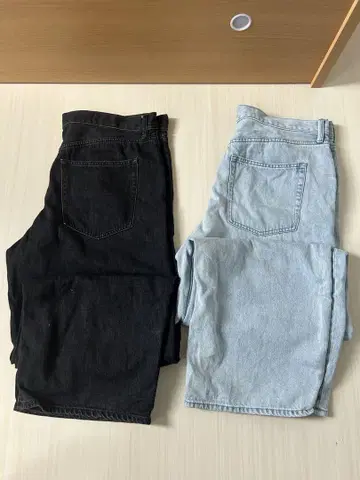 UNIQLO 배기 커브 청바지 2세트