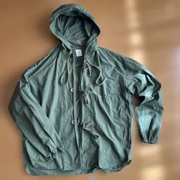 ADITIONAL men's 후드 자켓 면 100 L 카키색