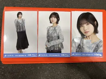 노기자카46 나카니시 아루노 스팽글 3종 컴프 브로마이드