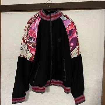Desigual 컬러풀 소매 풀 지퍼 자켓 XL