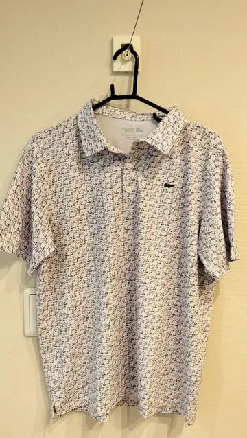LACOSTE SPORT 패턴 셔츠 US L