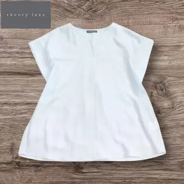 띠어리 럭스 DELMA 프렌치 슬리브 블라우스
