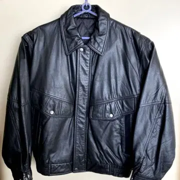 가죽 자켓 (소가죽) MENS 사이즈 L