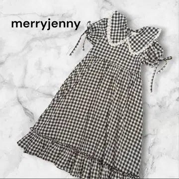 merry jenny 메리제니 2024 체크 리본 원피스