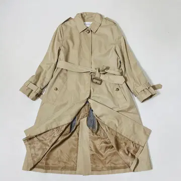 새상품급 투모로우랜드 코튼 개버딘 스텐카라 코트 라이너 포함