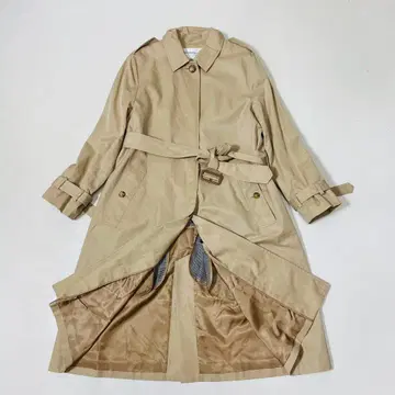 새상품급 투모로우랜드 코튼 개버딘 스텐카라 코트 라이너 포함