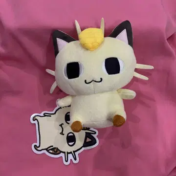 포켓몬 24시간 포켓몬CHU 나옹(냐스) 나가노 봉제 인형 콜라보