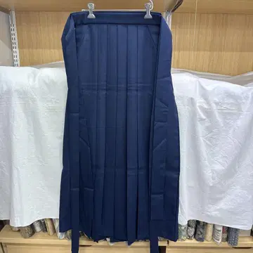 하카마 네이비 컬러 무지 폴리에스테르 소재 L 여성용