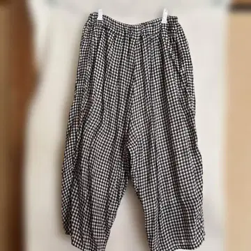 오디너리 피츠 볼 팬츠 깅엄 체크