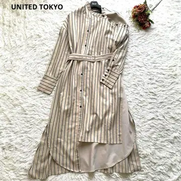 UNITED TOKYO 멀티 웨이 레이어드 셔츠 원피스