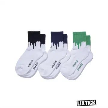 XLARGE x LIXTICK DRIP SOCKS 3PACK