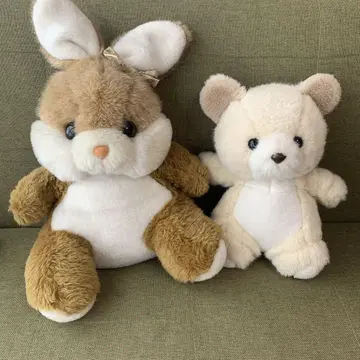 레어템 나카지마 봉제 인형 쇼와 레트로 토끼 곰