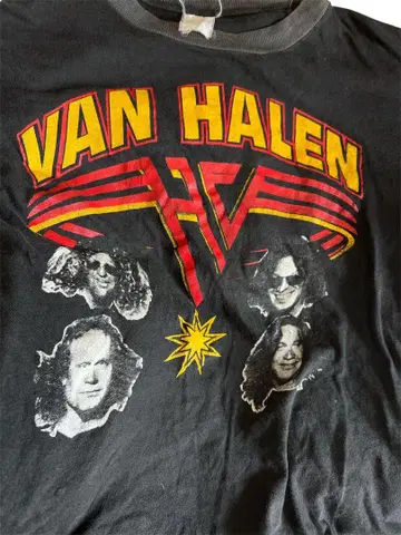 구제 의류 리메이크 Van Halen 1992년 투어 T셔츠