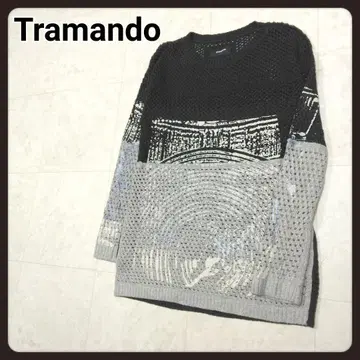 Tramando 크로쉐 니트 남성용 롱 슬리브
