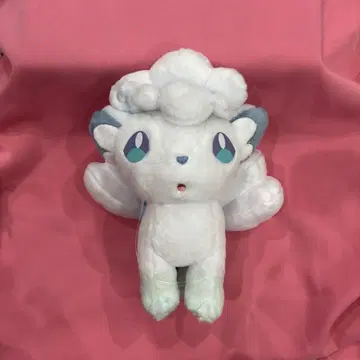 식스테일 알로라의 모습 너로 정했다! 포켓몬 겟 봉제 인형 알로라