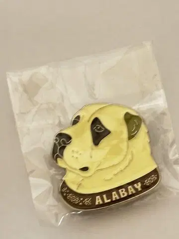 ALABAY 개 얼굴 핀 배지